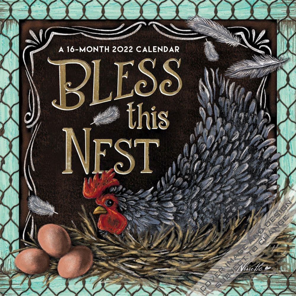 Bless This Nest 2022 Wall Calendar