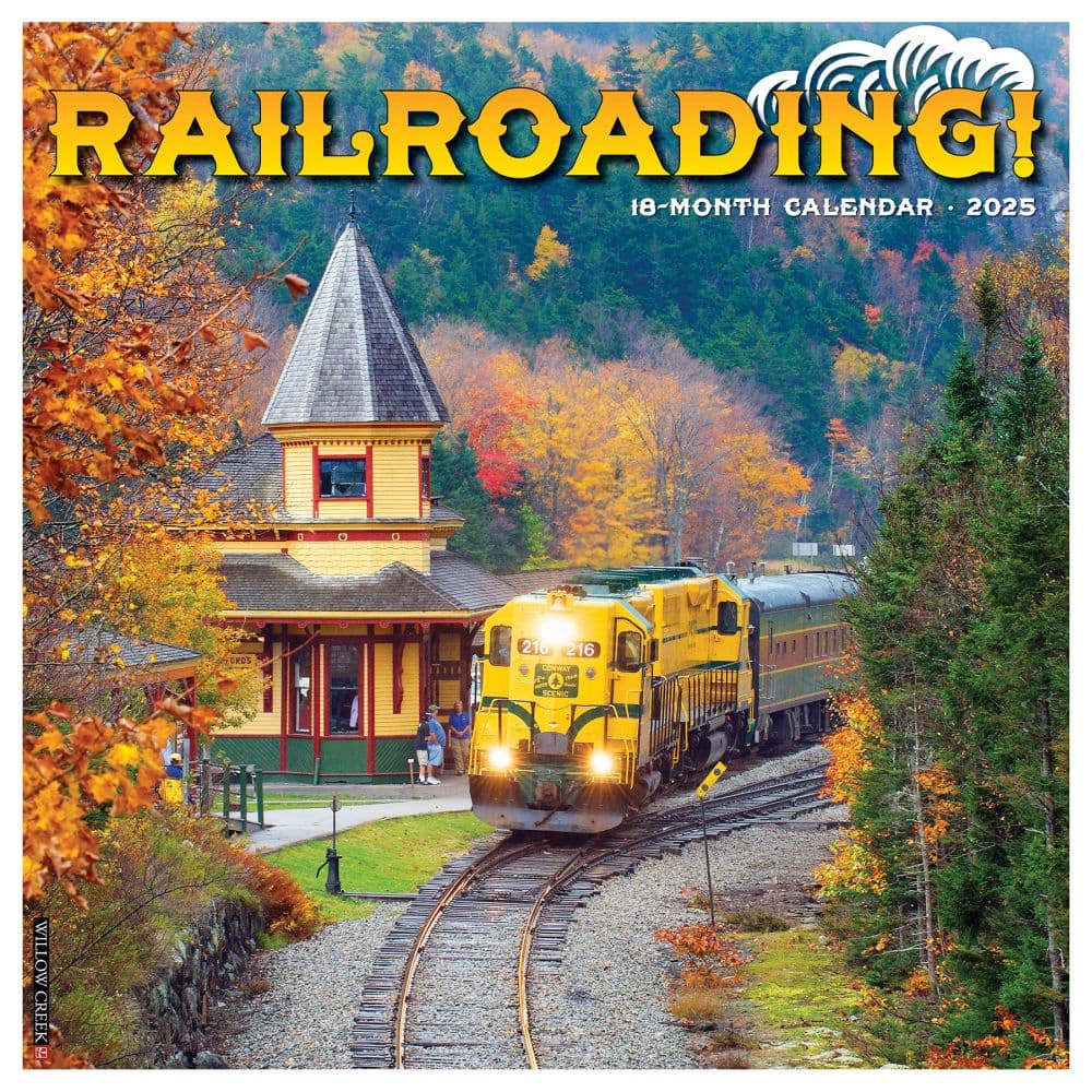 Railroading 2025 Wall Calendar  Main Image