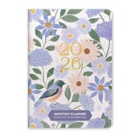 image Birds and Blooms Monthly Pocket 2026 Planner Main Image