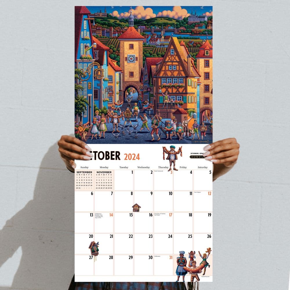 Around The World 2024 Wall Calendar Fourth Alternate Image width=&quot;1000&quot; height=&quot;1000&quot;