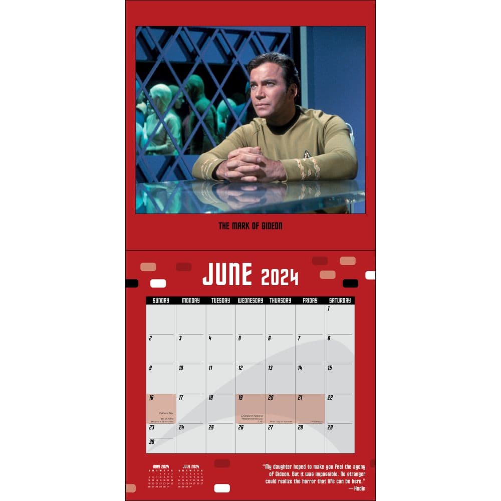 Star Trek Original Series 2024 Wall Calendar
