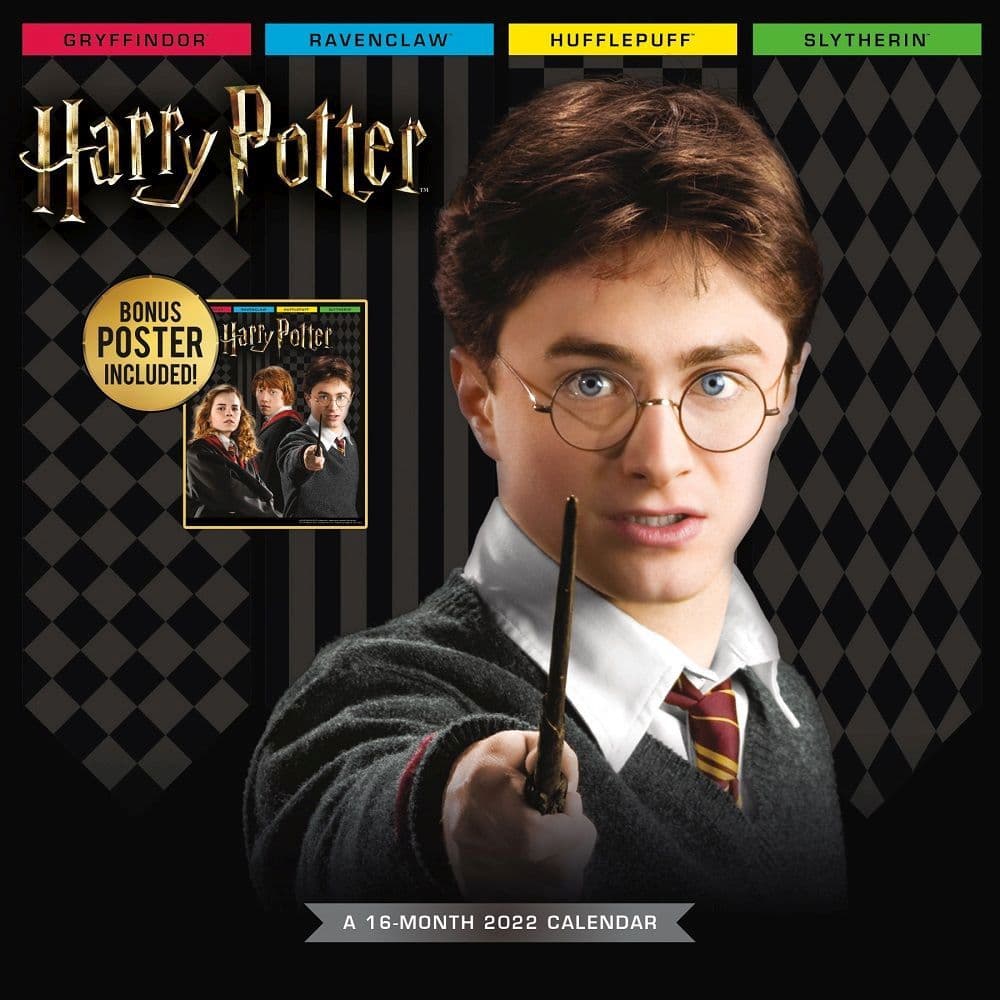 Harry Potter Exclusive 2022 Wall Calendar with Collectors Print