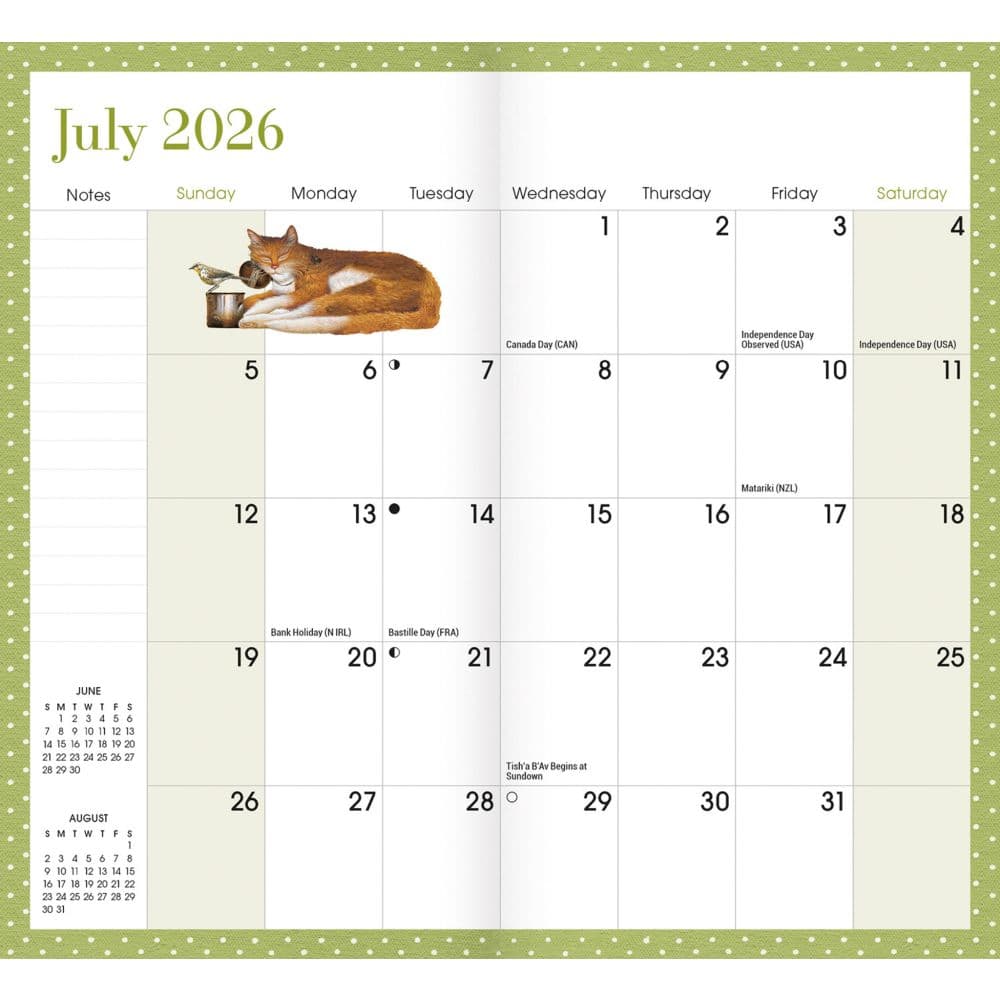 Wysocki Cat Tales 2 Year 2026 Pocket Planner Second Alternate Image