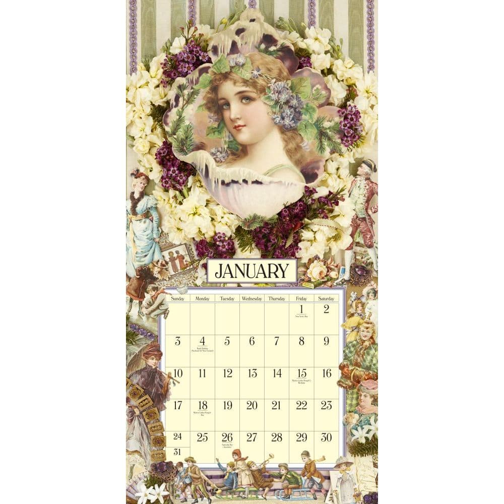 Victoriana Wall Calendar