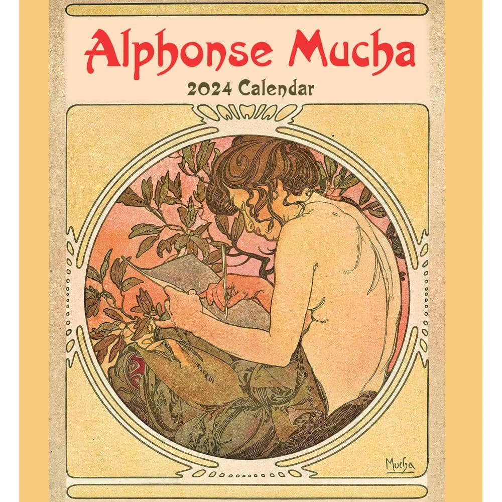 Mucha 2024 Wall Calendar