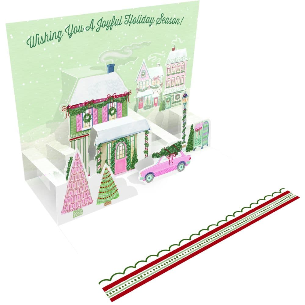 Winter Village Pop-Up Christmas Cards by Nicole Tamarin