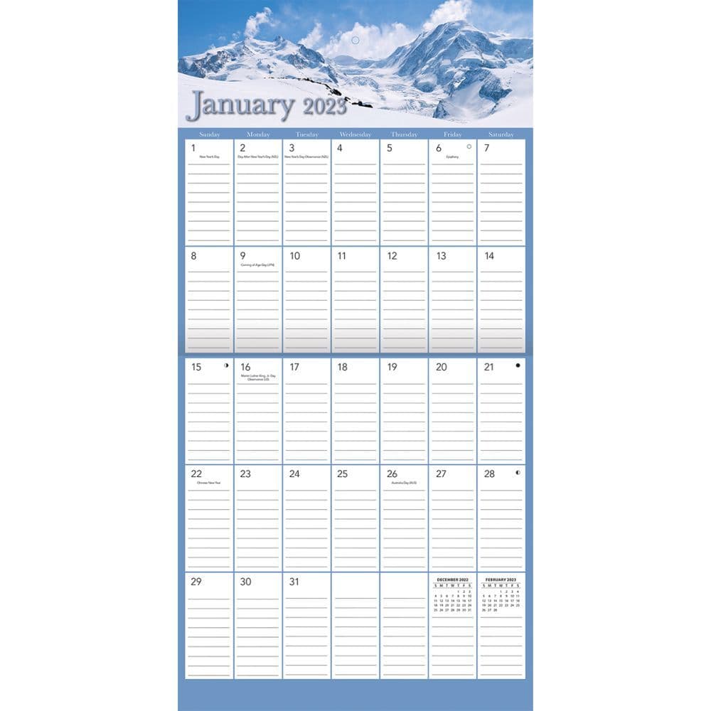 Psalms Calendar Slim 2020 Calendar 