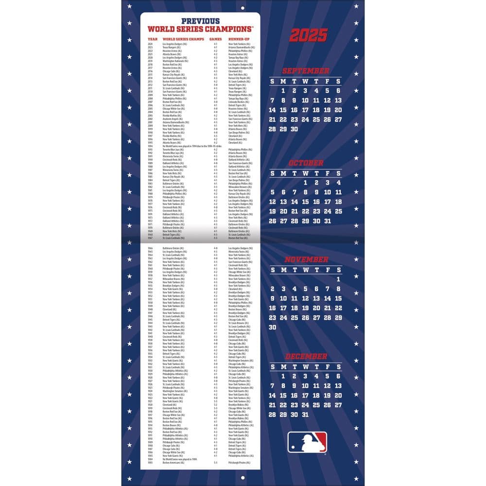 MLB Texas Rangers 2026 Wall Calendar Second Alternate Image