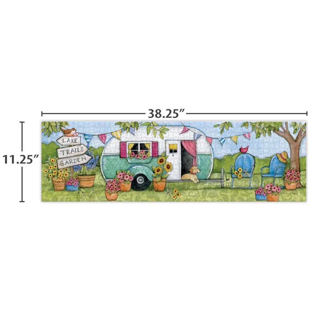 Country Camper 750 Piece Panoramic Puzzle Alt3