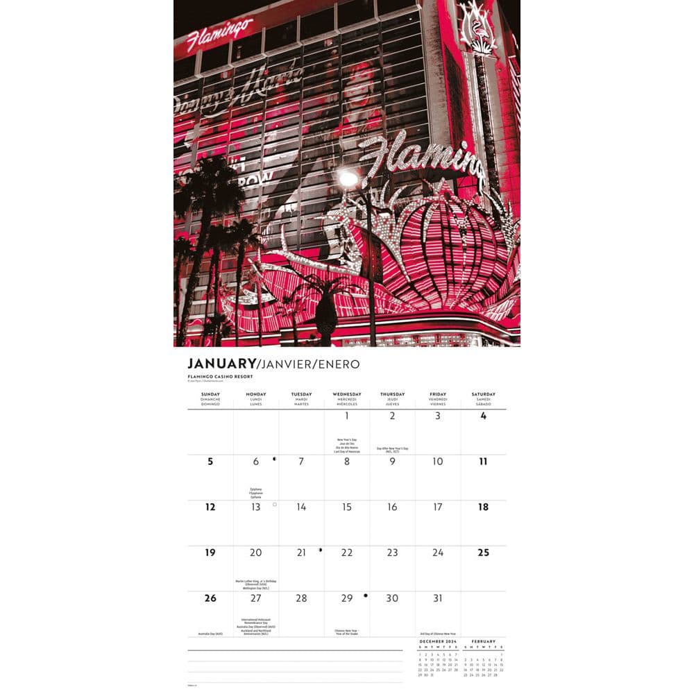 Vegas Lux 2025 Wall Calendar Second Alternate Image width="1000" height="1000"