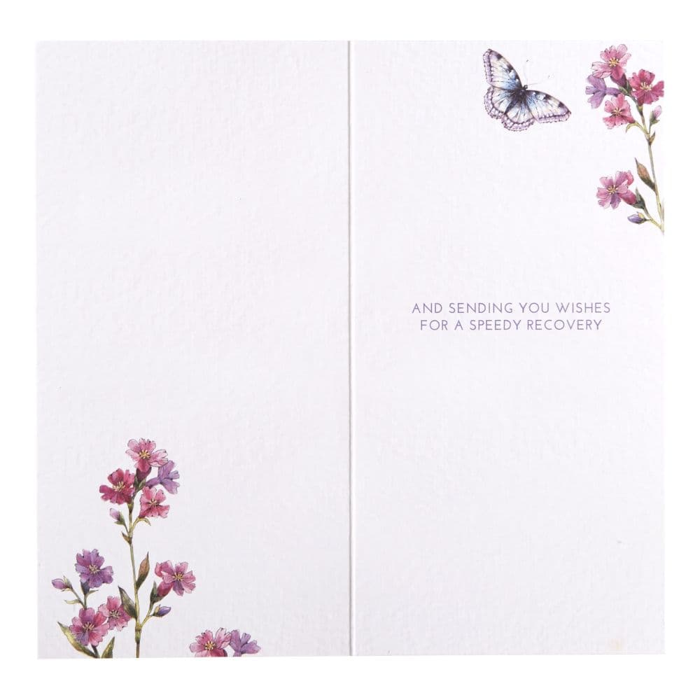 Detailed Monarch Butterflies Get Well Card Second Alternate Image width="1000" height="1000"