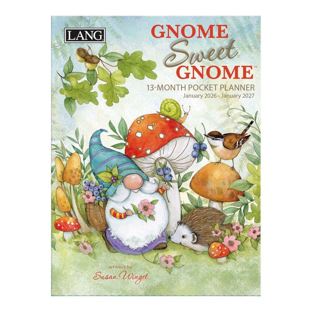 Gnome Sweet Gnome 2026 Pocket Planner Main Image