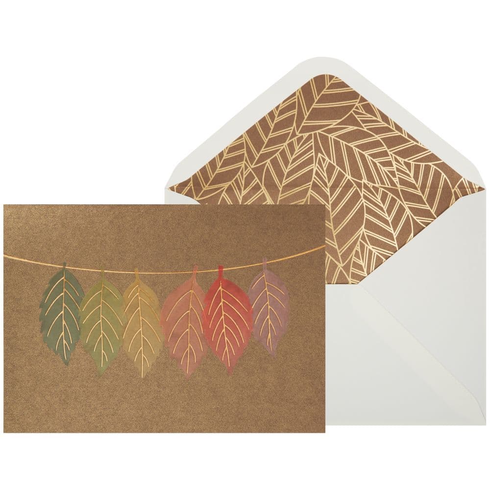 Glitter Leaves Blank Card Main Product Image width=&quot;1000&quot; height=&quot;1000&quot;