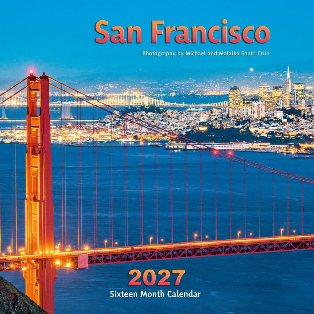San Francisco 2027 Wall Calendar Main Product Image