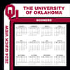 image COL Oklahoma Sooners 2024 Desk Calendar