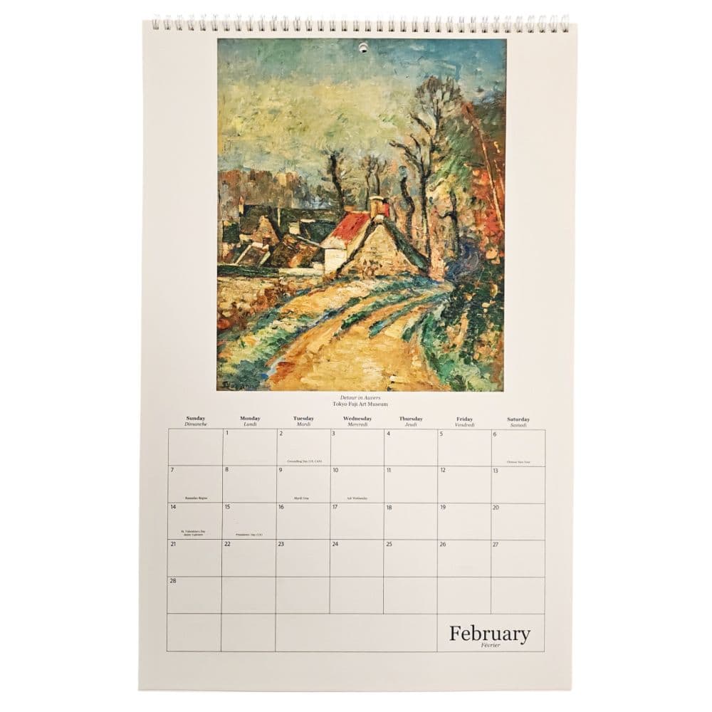 Cezanne 2027 Poster Wall Calendar Third Alternate Image