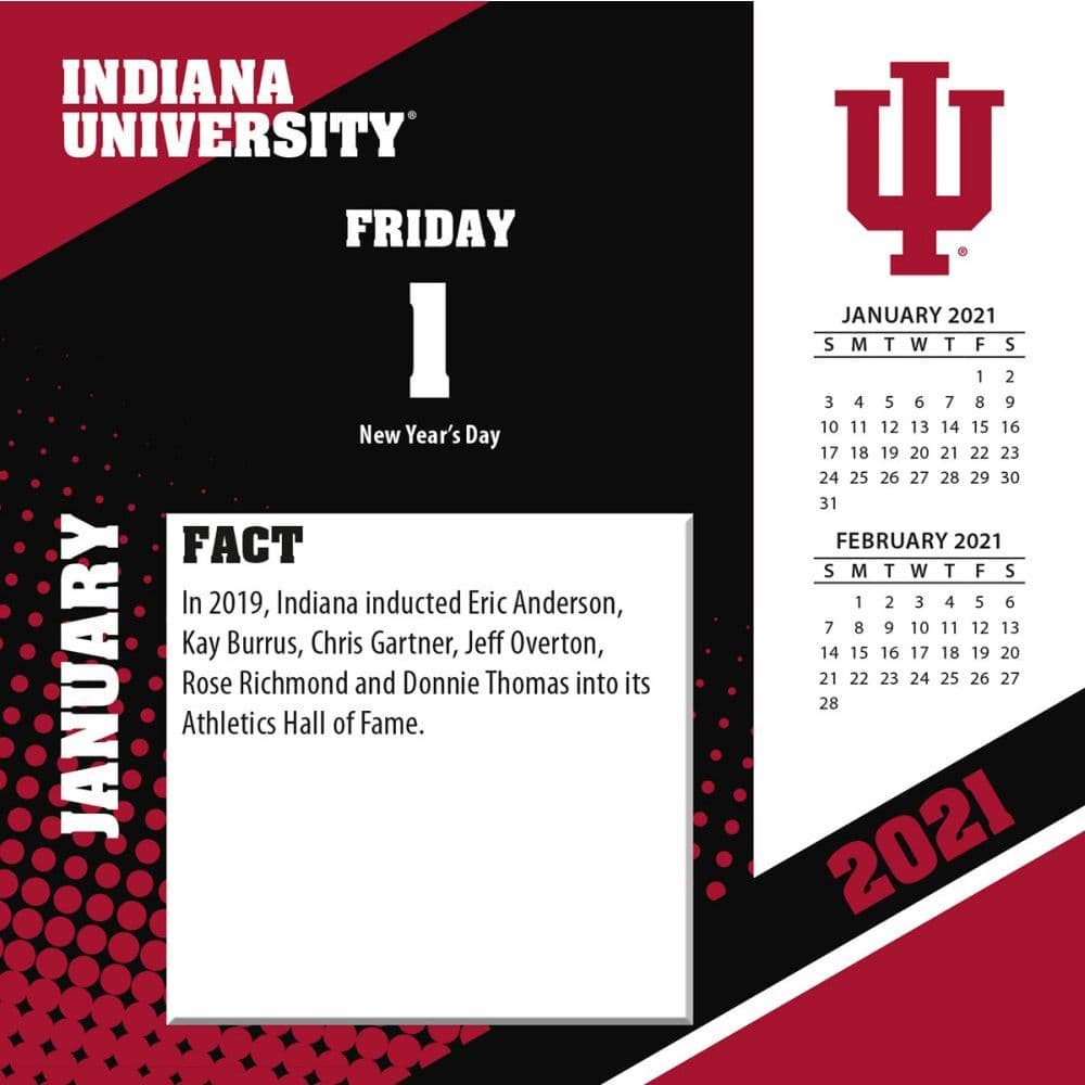 Indiana University 2022 Calendar Indiana Hoosiers 2021 Desk Calendar - Calendars.com