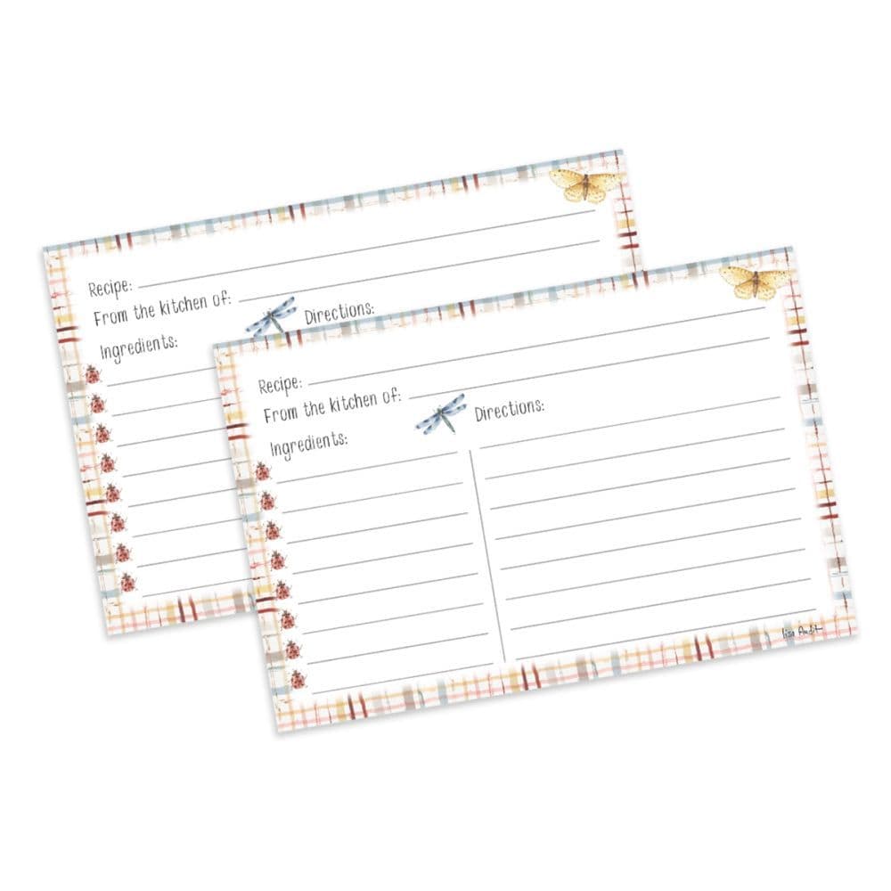 Spring Meadow 4 X 6 Recipe Cards (36 cards) by Lisa Audit Main Image