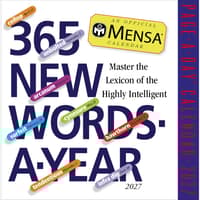 image 365 New Words a Year 2027 Desk Calendar Main Product Image