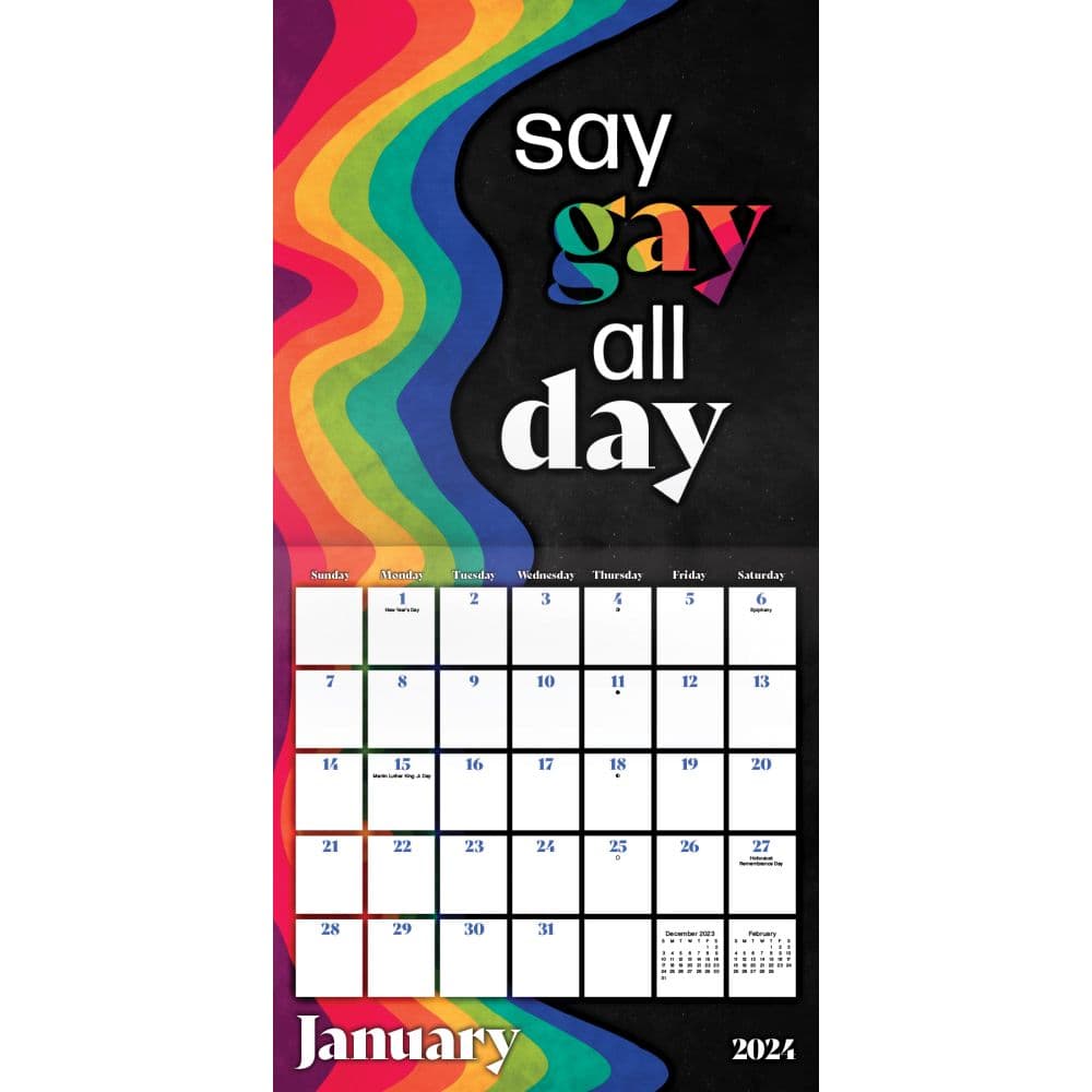 Pride 2024 Wall Calendar - Calendars.com