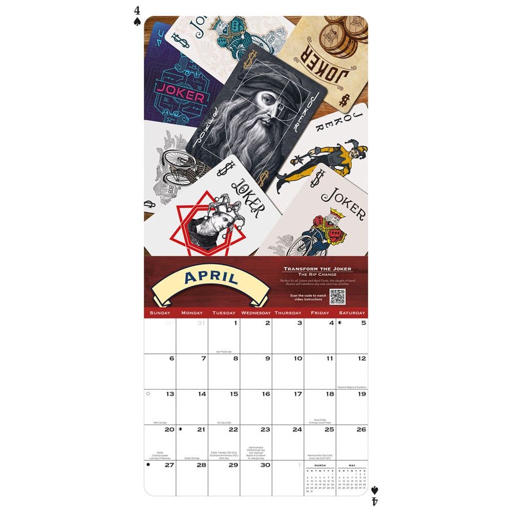 Bicycle Cards Art 2025 Wall Calendar Second Alternate Image width=&quot;1000&quot; height=&quot;1000&quot;