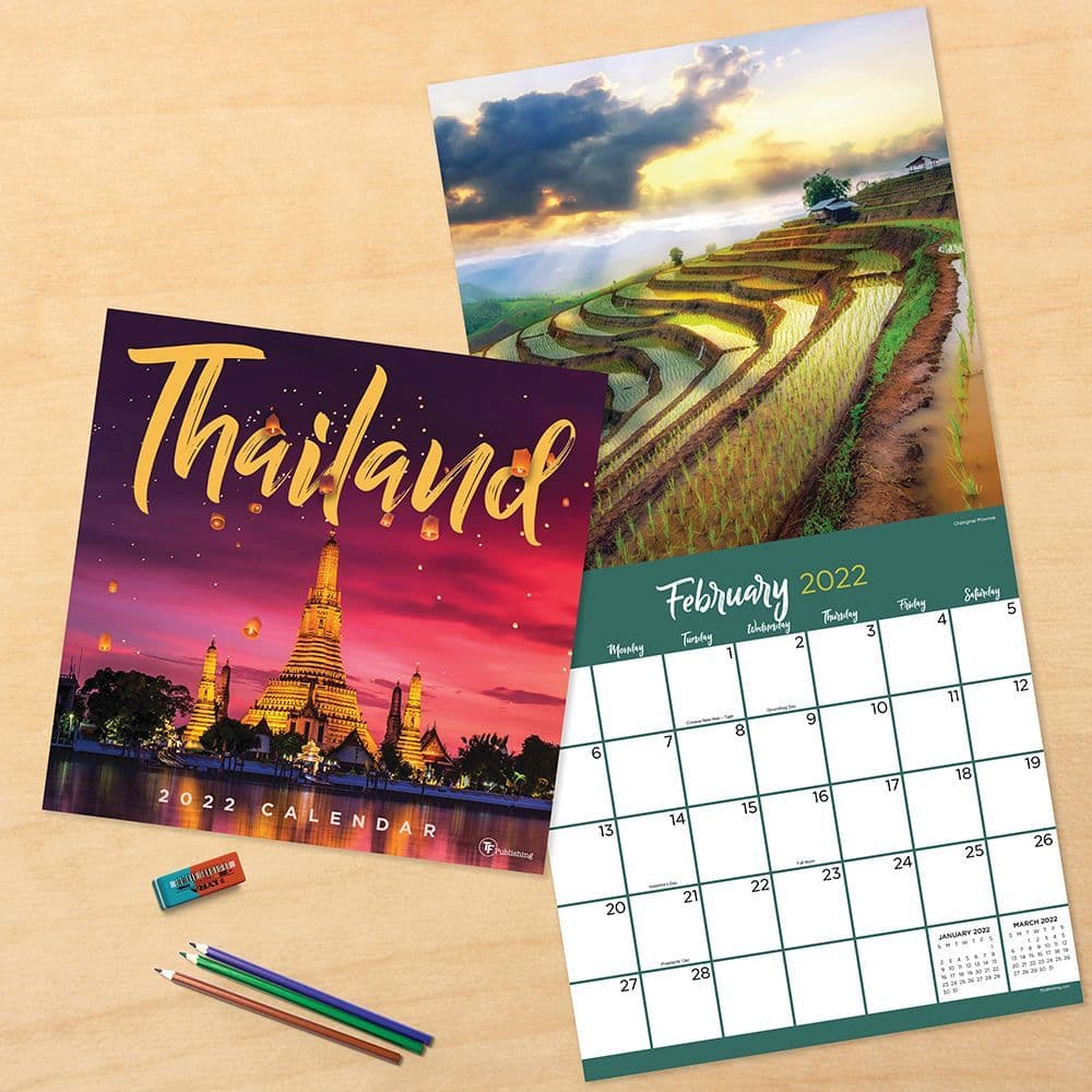 Thailand 2022 Wall calendar - Calendars.com