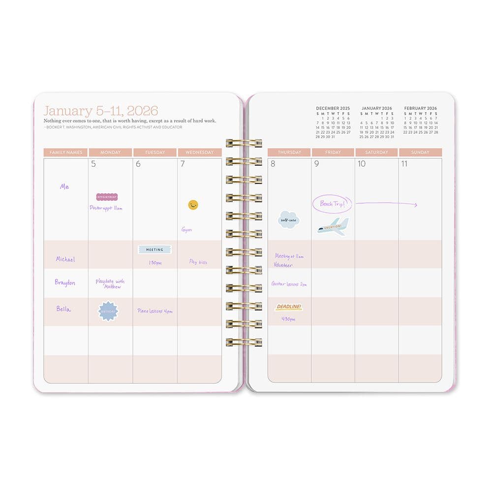 Bella Flora Do It All 2026 Planner Seventh Alternate Image
