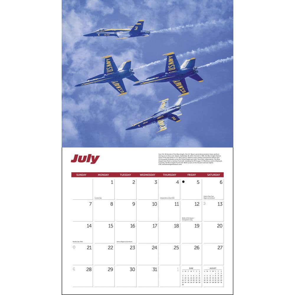 Jets Deluxe 2024 Wall Calendar