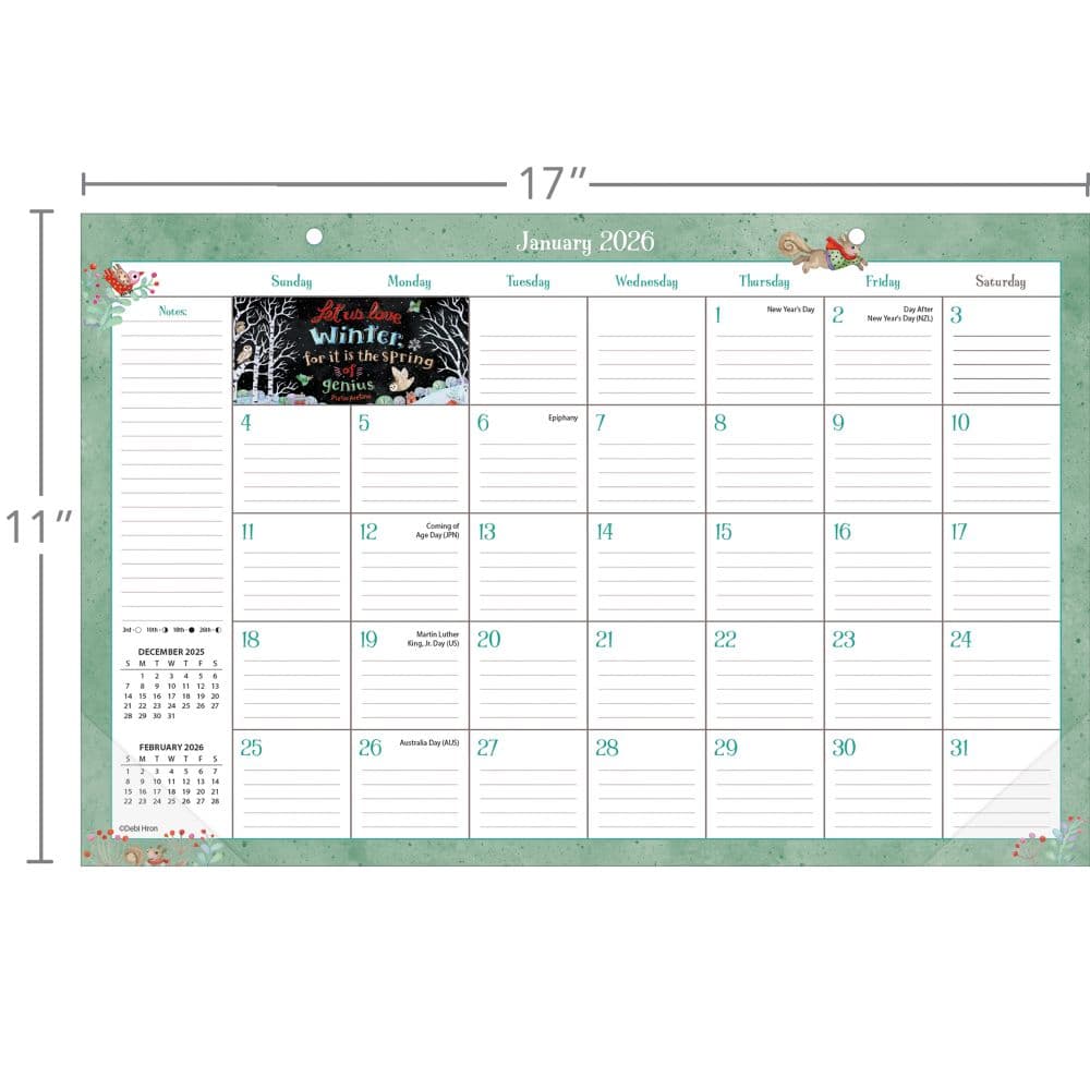 Simple Inspirations 2026 Desk Pad Alt4