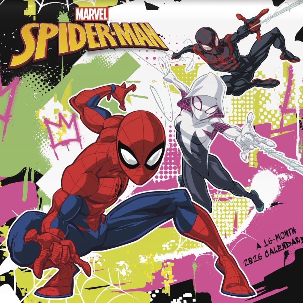Spider-Man 2026 Wall Calendar Main Product Image