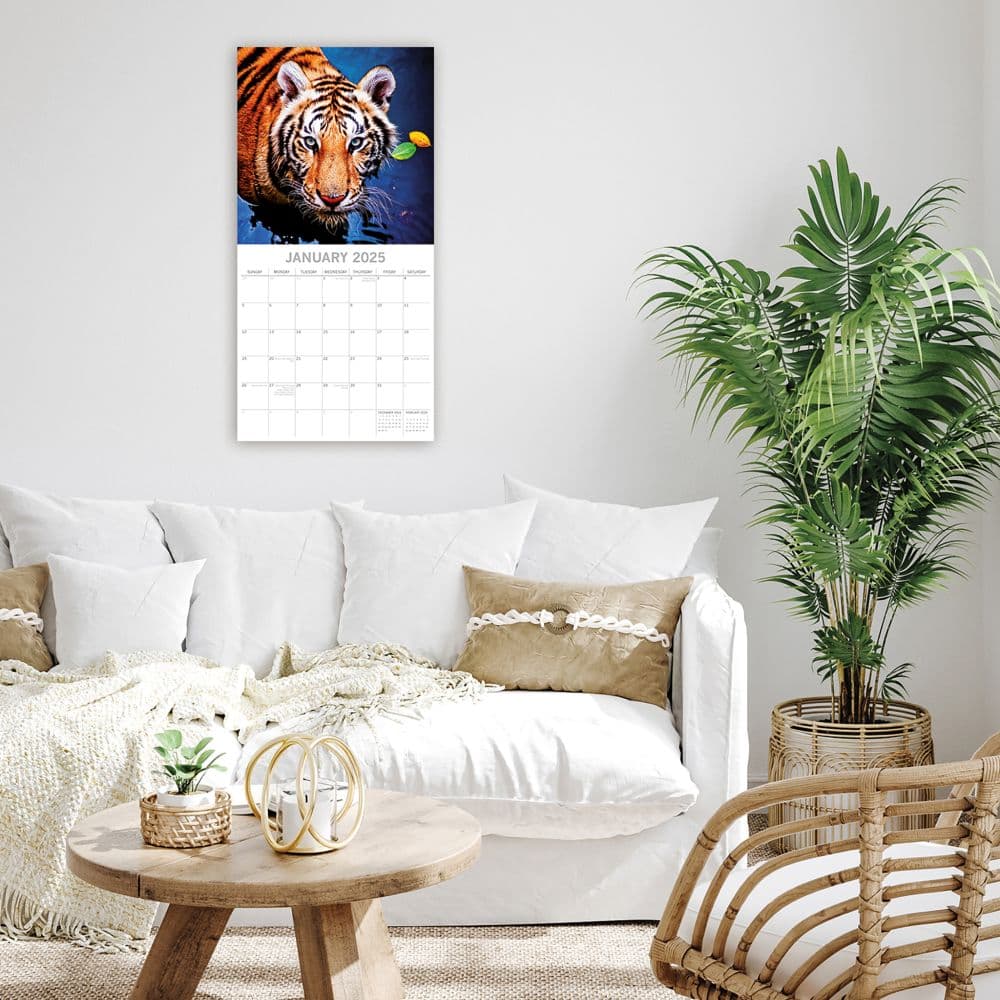 Tigers 2025 Wall Calendar