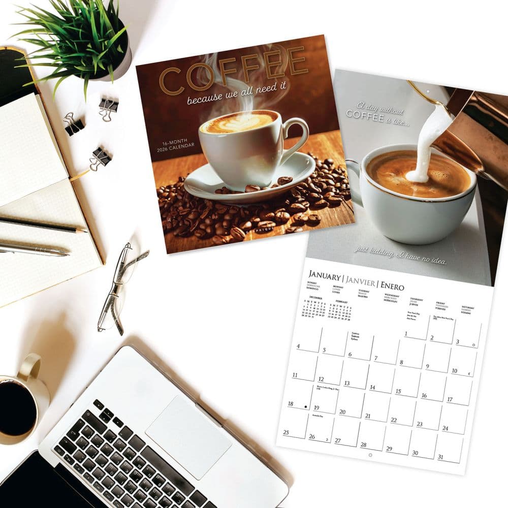 Coffee 2026 Wall Calendar Fourth Alternate Image
