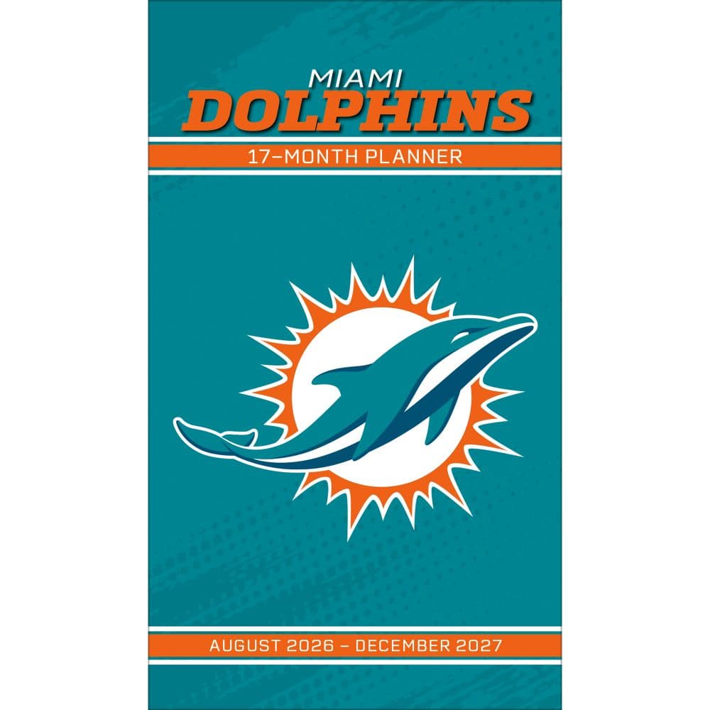 image NFL Miami Dolphins 17 Month 2027 Pocket Planner