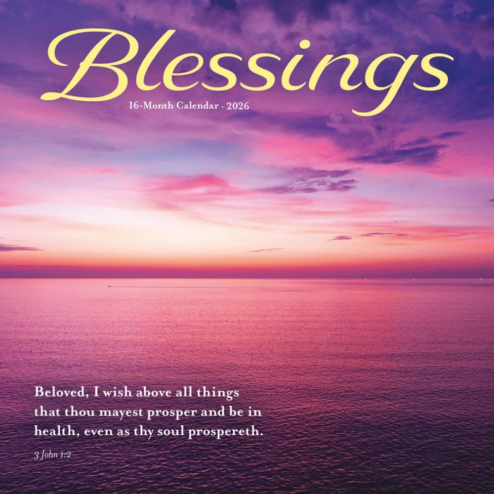 Blessings Special Value 2026 Wall Calendar Main Image