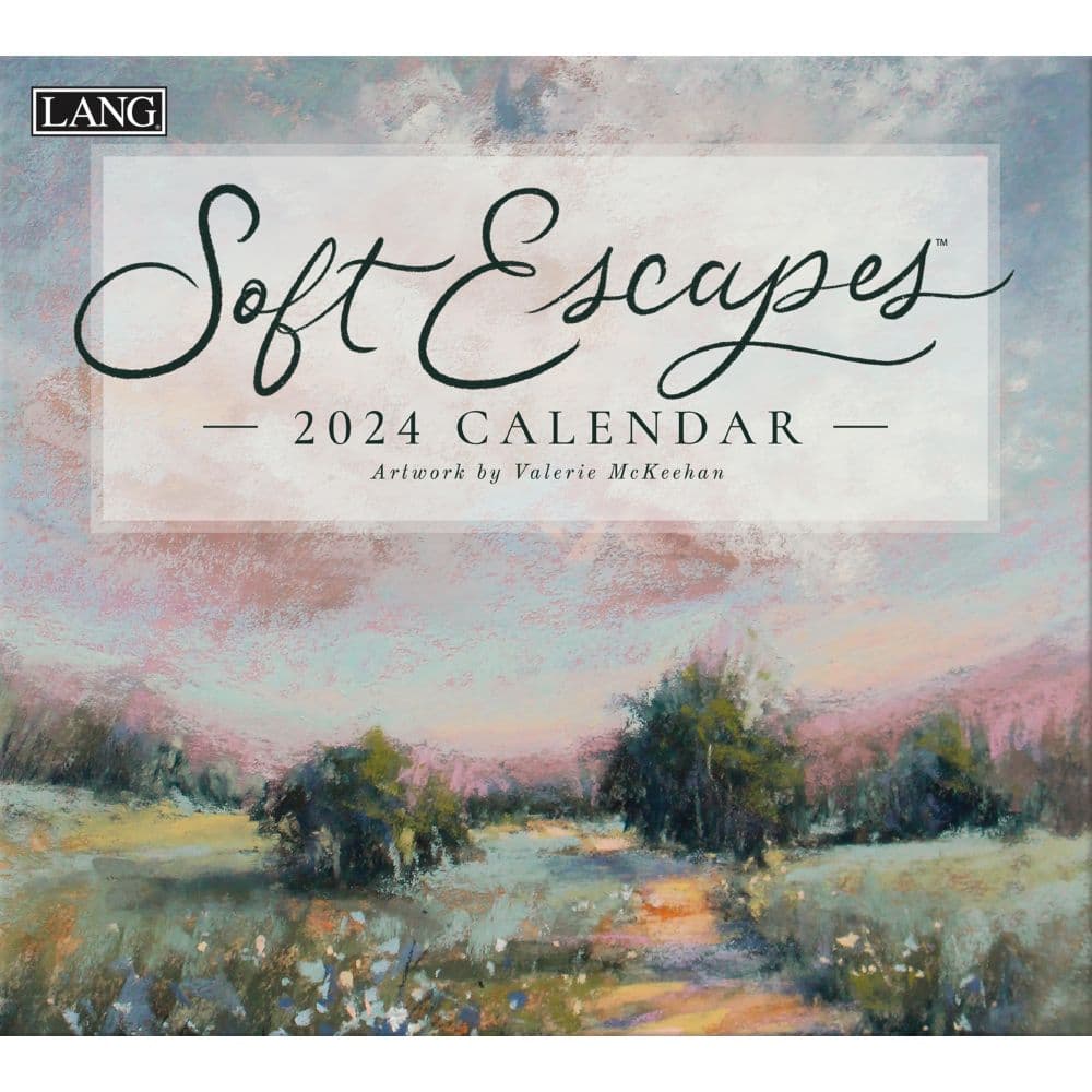 Soft Escapes 2024 Wall Calendar - Calendars.com