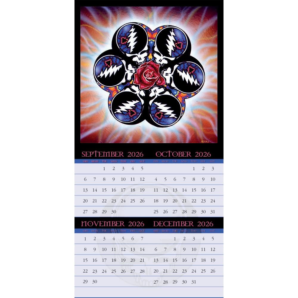 Grateful Dead 2027 Wall Calendar Second Alternate Image