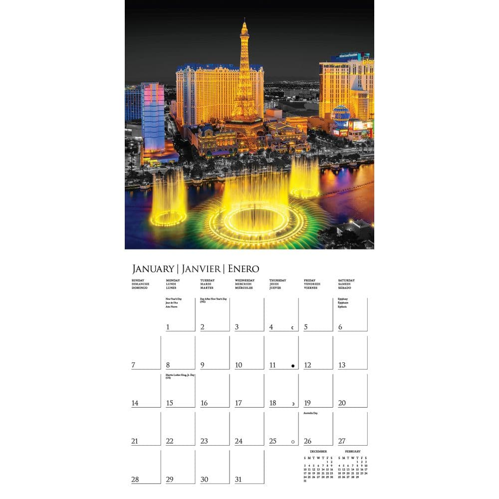 Vegas Glitz 2024 Wall Calendar Second Alternate Image width=&quot;1000&quot; height=&quot;1000&quot;
