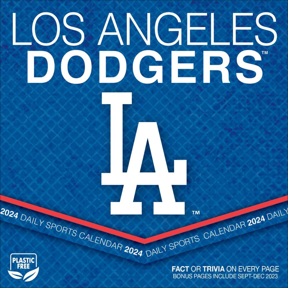Los Angeles Dodgers 2024 12'' x 12'' Team Wall Calendar