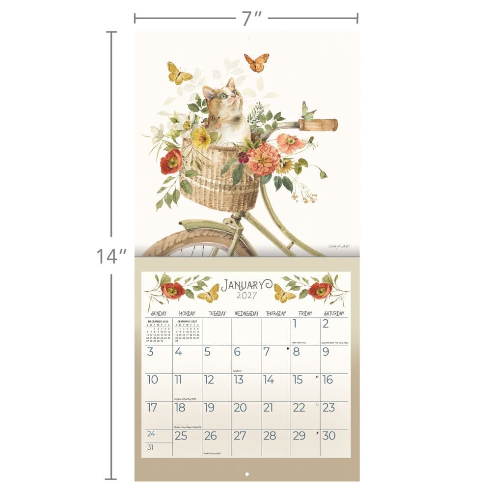 Beautiful Ride 2027 Mini Wall Calendar by Lisa Audit Third Alternate Image