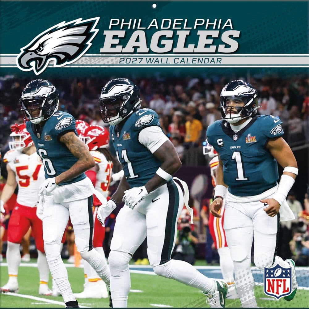 image NFL Philadelphia Eagles 2027 Wall Calendar Main Product Image