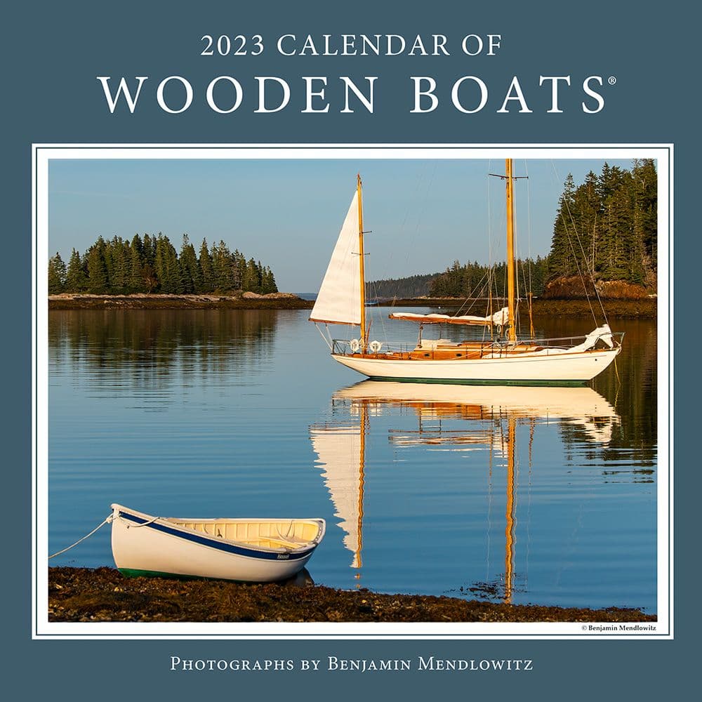 Noah Publications Wooden Boats 2023 Wall Calendar
