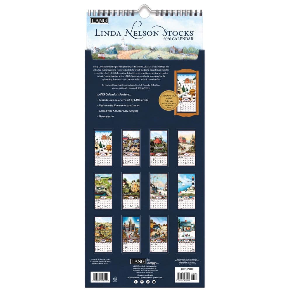 Linda Nelson Stocks 2026 Vertical Wall Calendar_ALT3