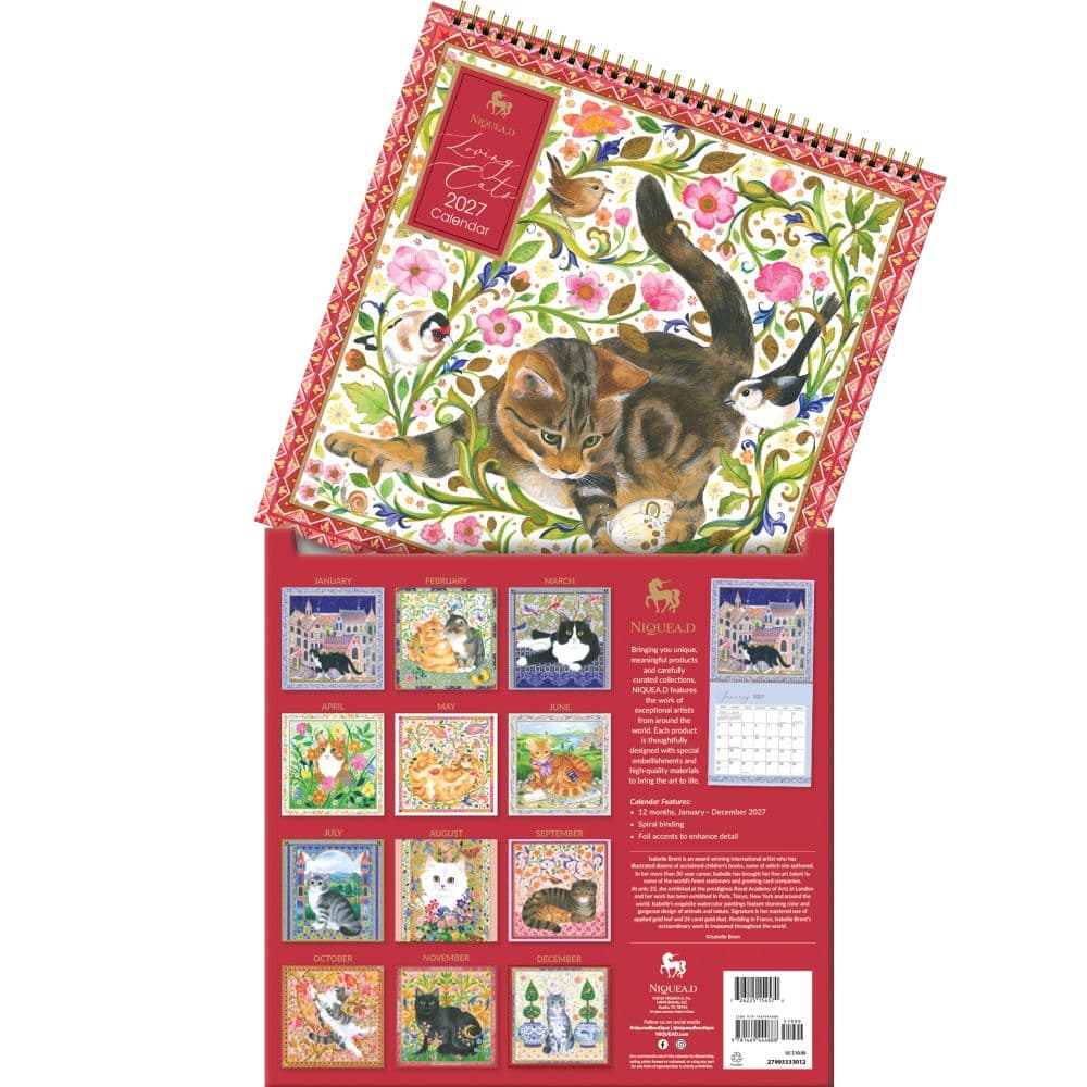 Loving Cats 2027 Spiral Wall Calendar Fifth Alternate Image
