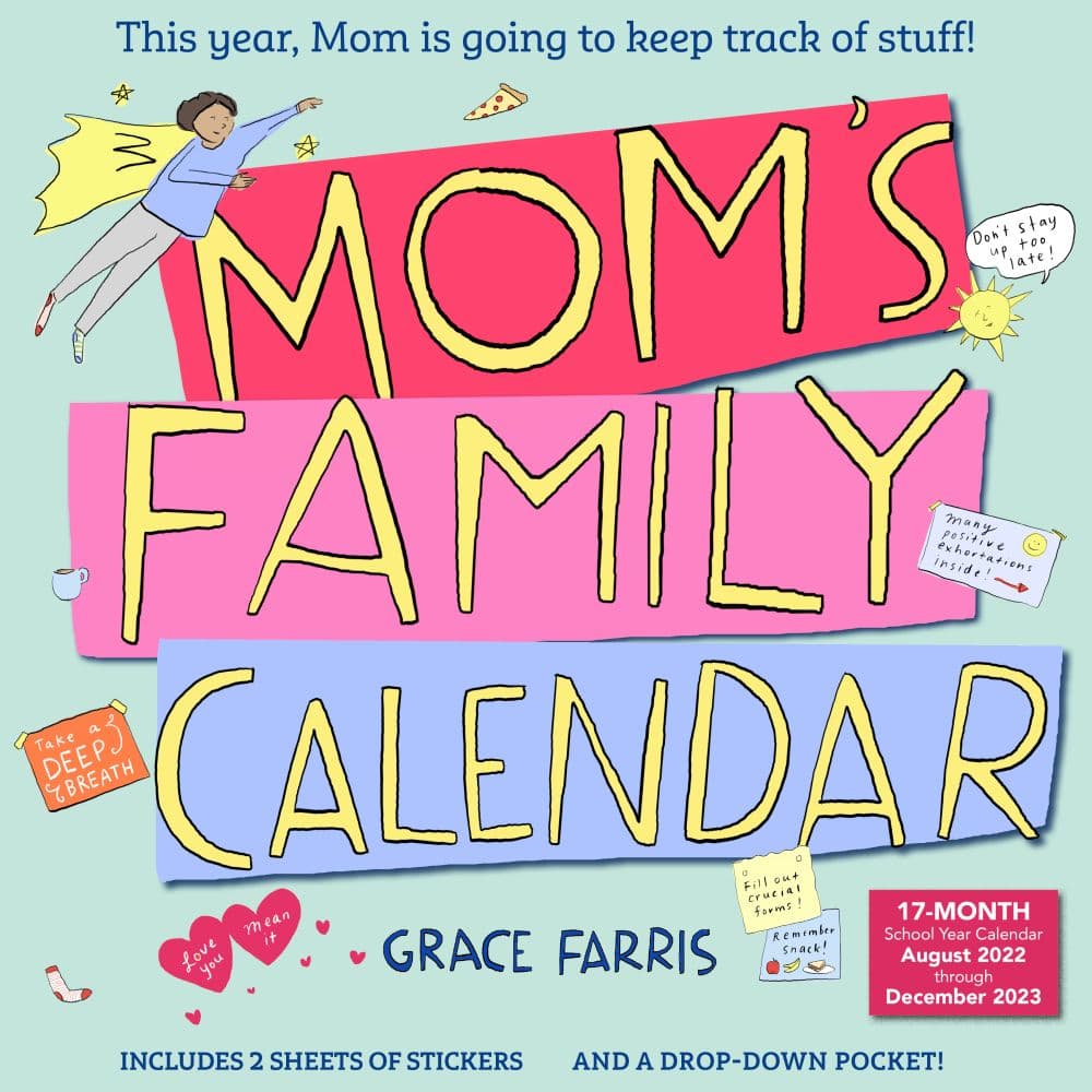 Workman Publishing Mom's Family 2023 Wall Calendar