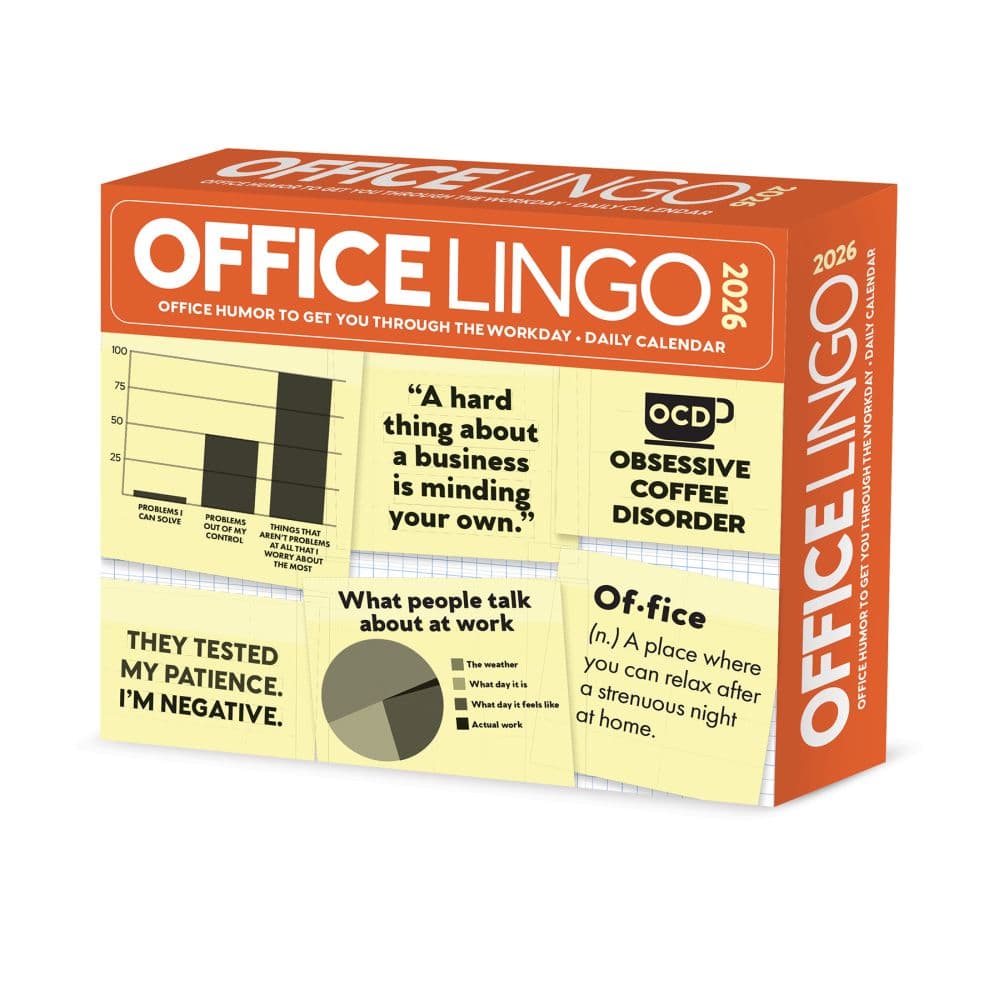 Office Lingo 2026 Desk Calendar Main Image