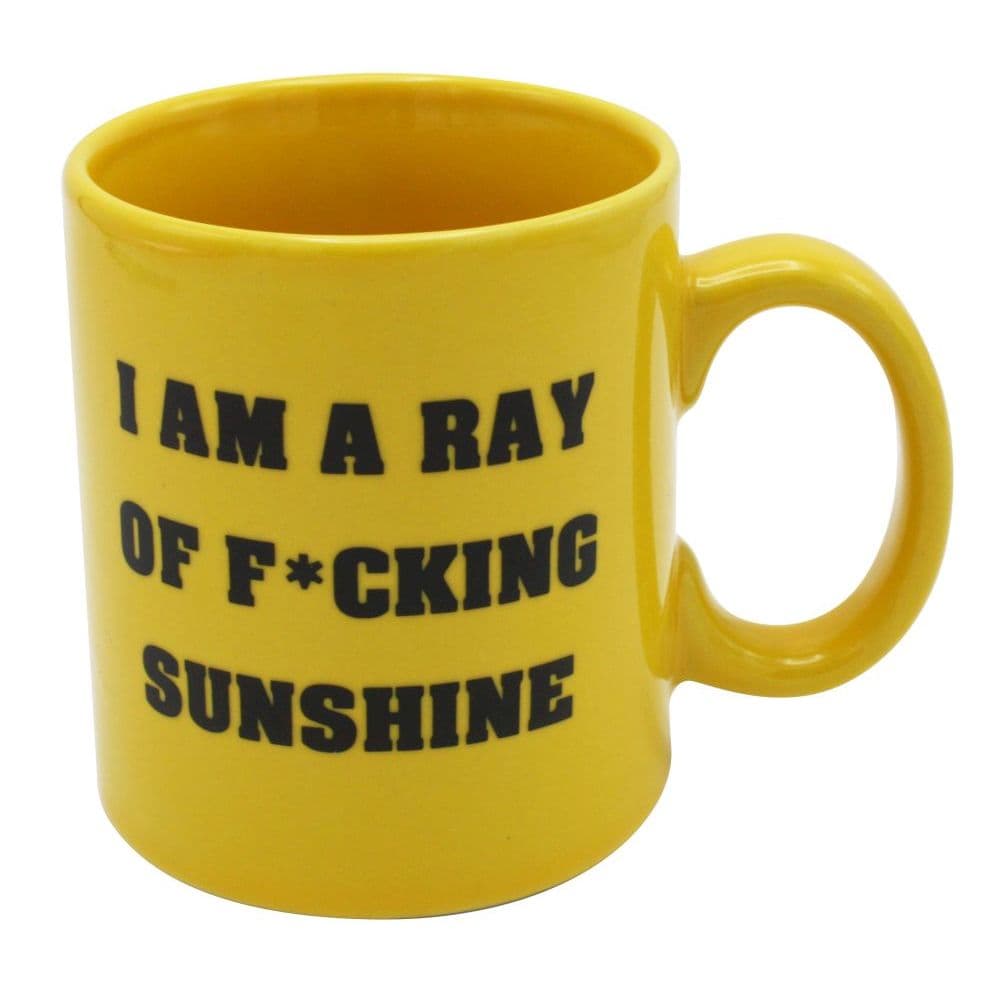Yellow Ray of Sunshine 16 Oz Boxed Mug