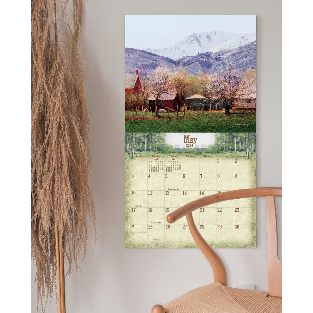 Woodland by Ned Young 2026 Wall Calendar Fourth Alternate Image