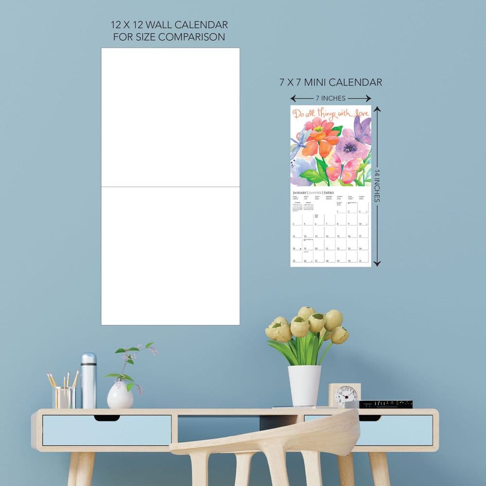 Live Love Laugh 2026 Mini Wall Calendar Third Alternate Image