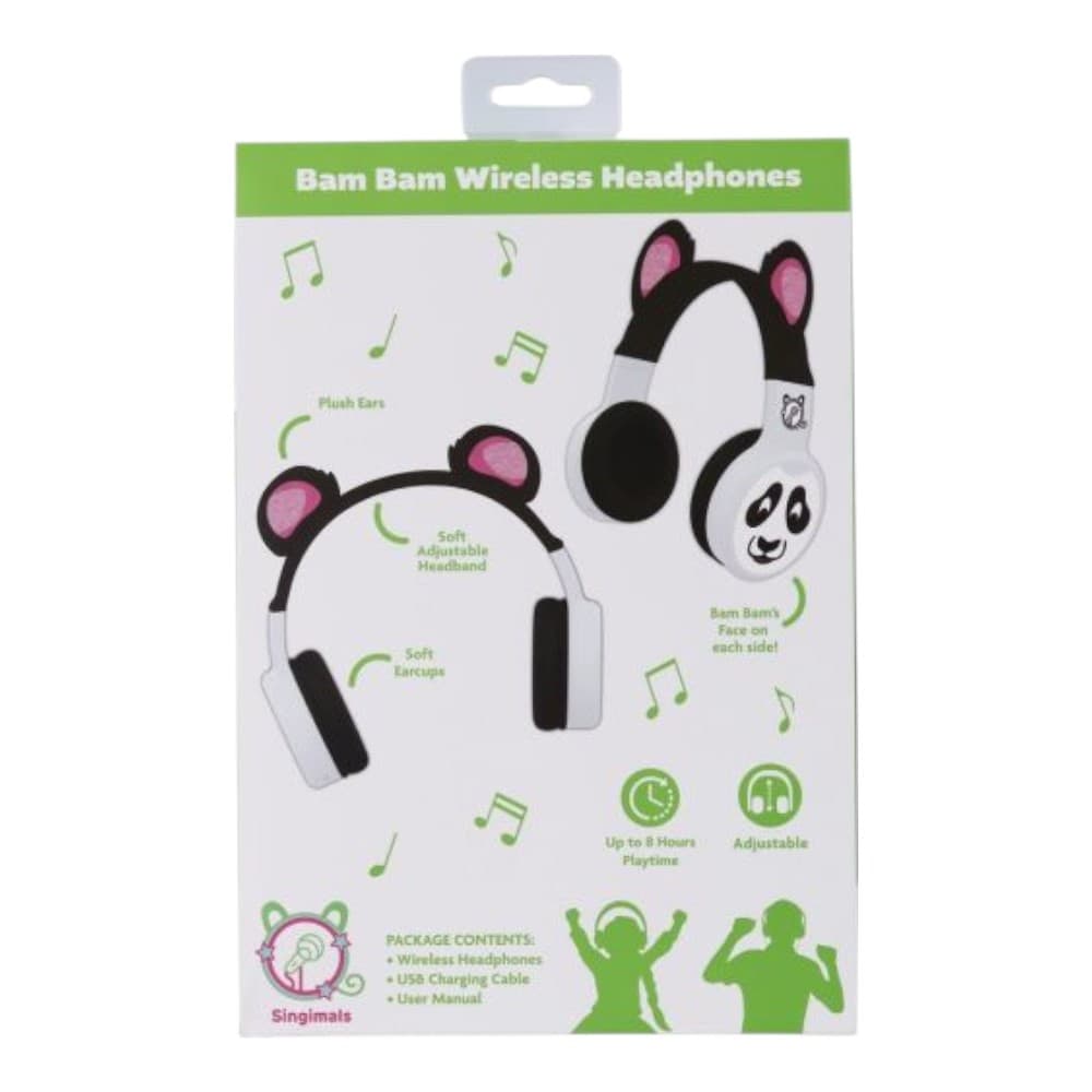Sakar Panda Singimals Bluetooth Headphones Sixth Alternate Image