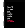 image Love Made Me Crazy Journal Main Product Image